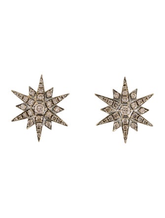 H.Stern H.Stern 18K Diamond Noble Star Clip-On Earrings