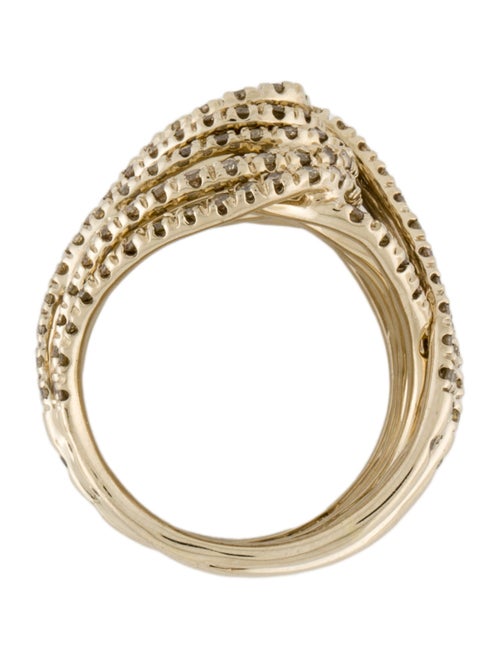 H.Stern 18K Diamond Zephyr Twist Knot Cocktail Ring