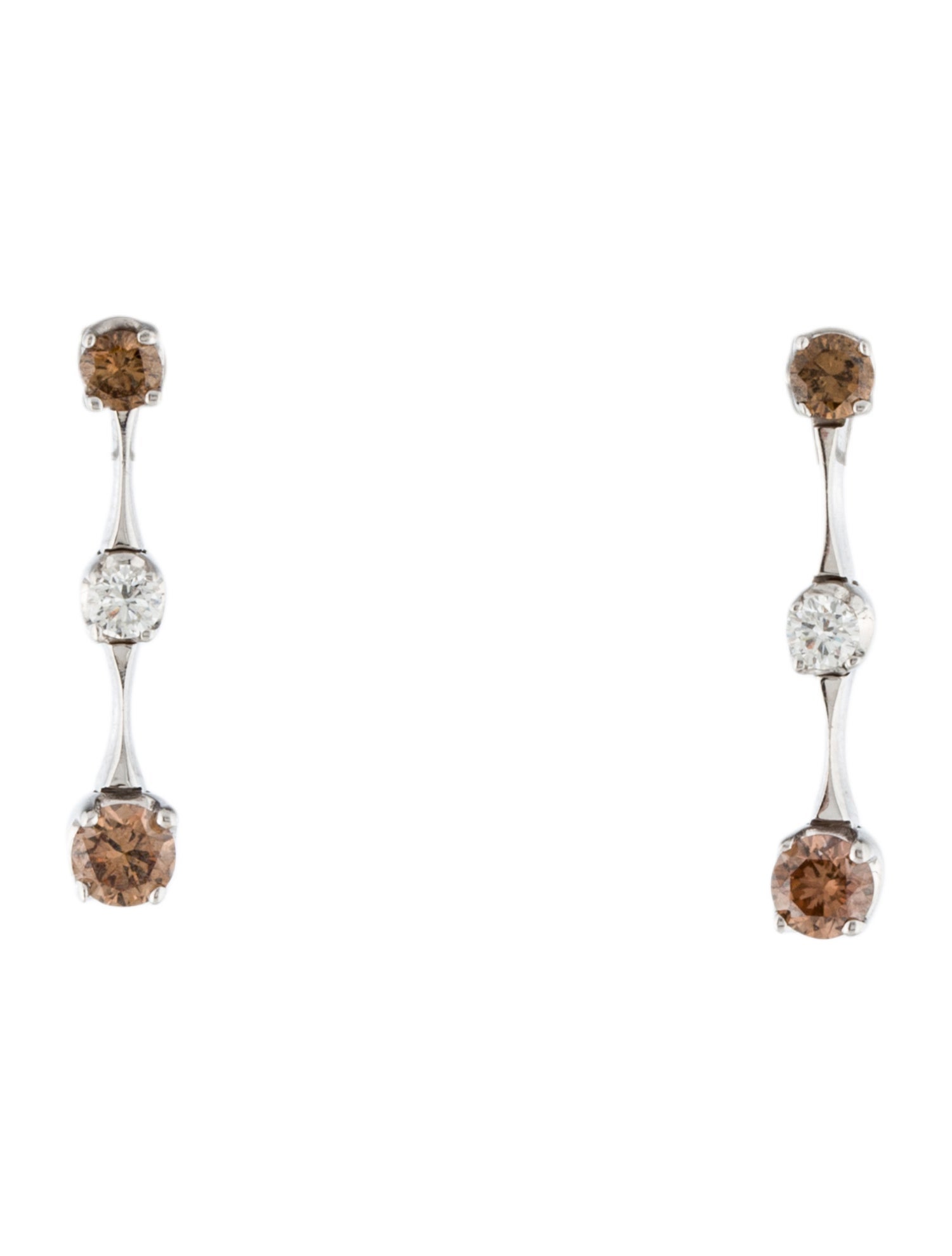 H.Stern 18K Diamond Fireworks Drop Earrings