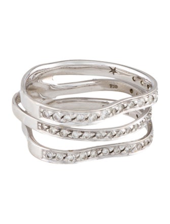 H.Stern 18K Diamond Oscar Niemeyer Curves Ring