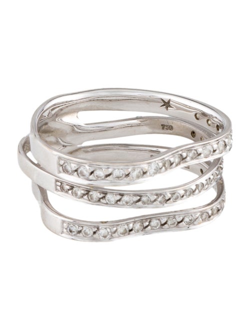 H.Stern 18K Diamond Oscar Niemeyer Curves Ring