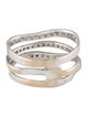 H.Stern 18K Diamond Oscar Niemeyer Curves Ring