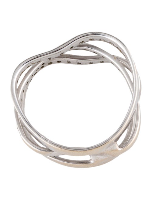 H.Stern 18K Diamond Oscar Niemeyer Curves Ring