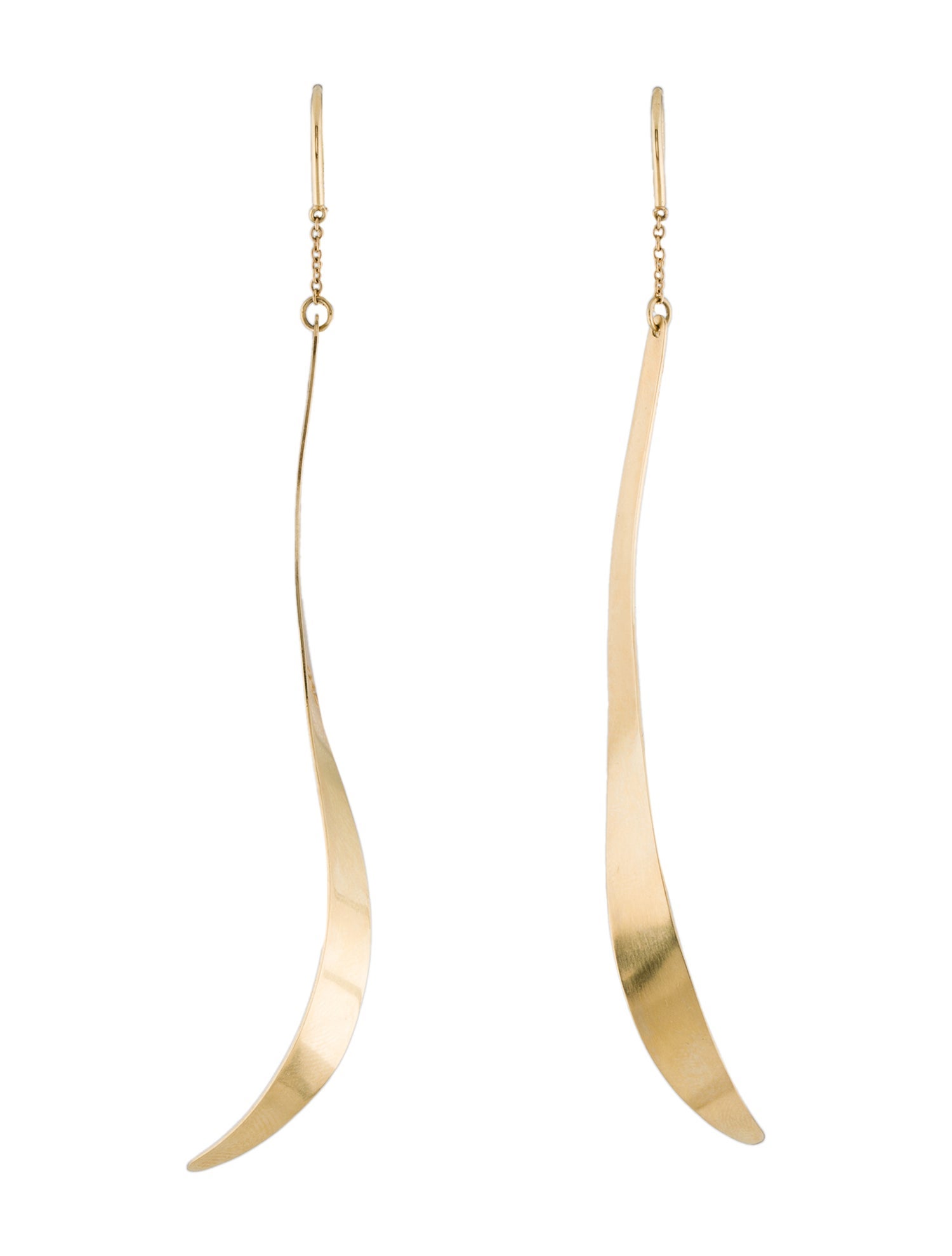 H.Stern 18K Brincos Threader Drop earrings