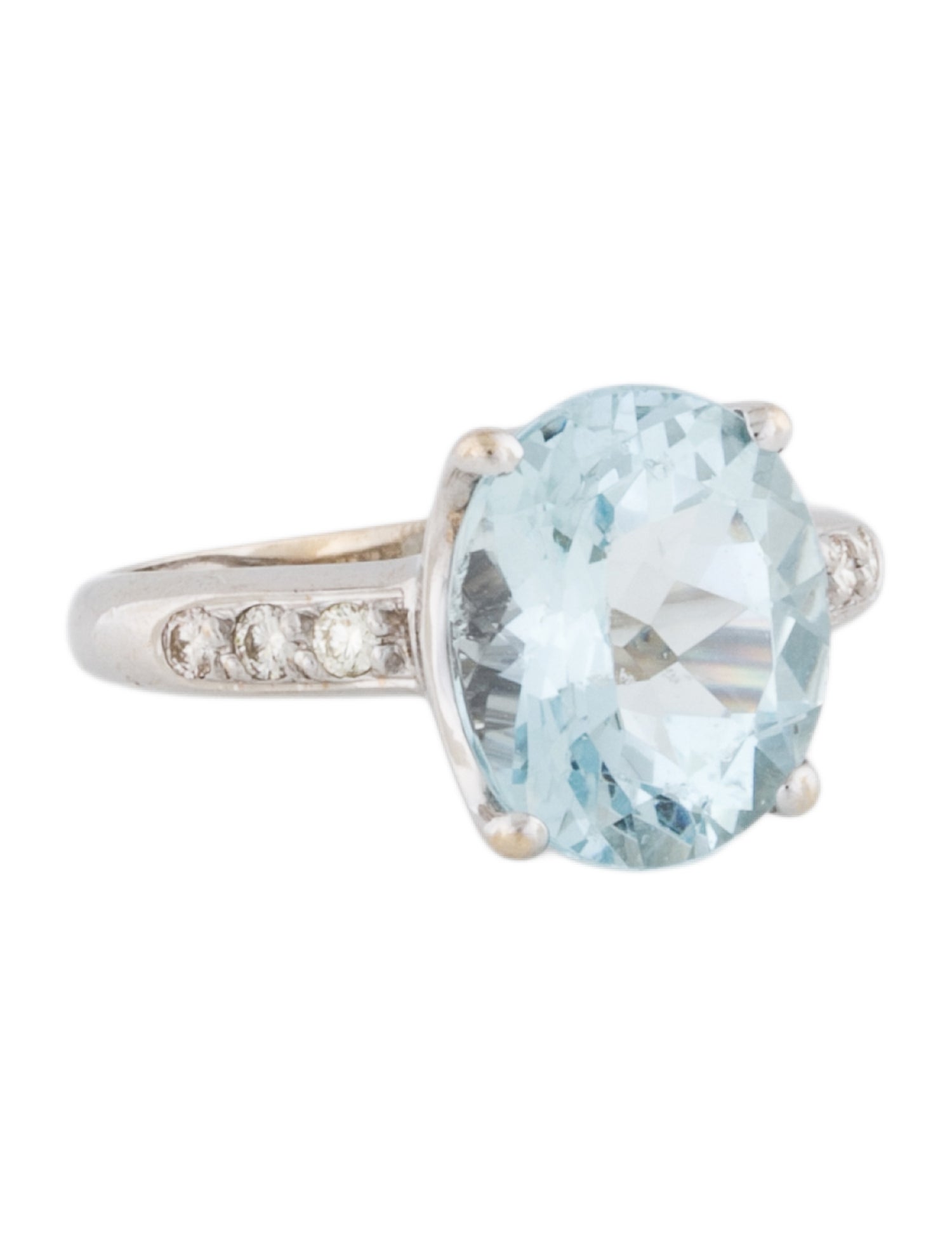 H.Stern 18K 2.97ct Aquamarine & Diamond Ring
