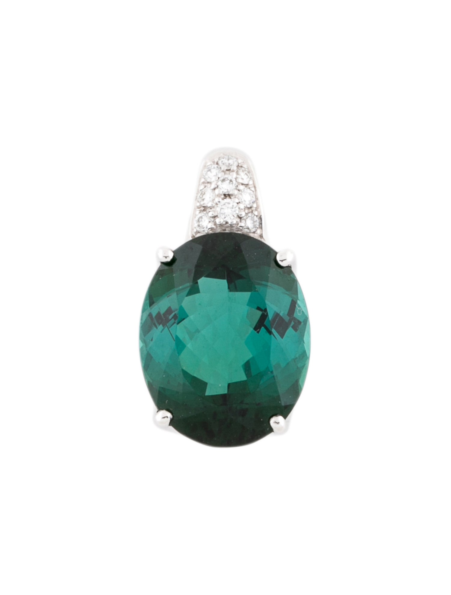 H.Stern 18K 8.27ctw Tourmaline & Diamond Pendant