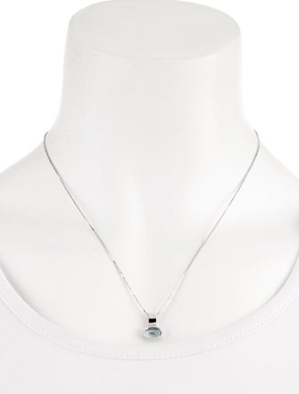 H.Stern 18K 1.15ctw Aquamarine Pendant Necklace