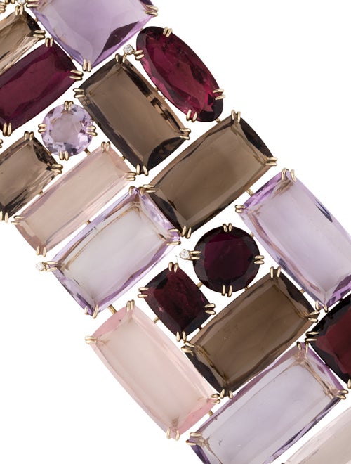 H.Stern 18K Multistone Cobblestone Link Bracelet Bracelet