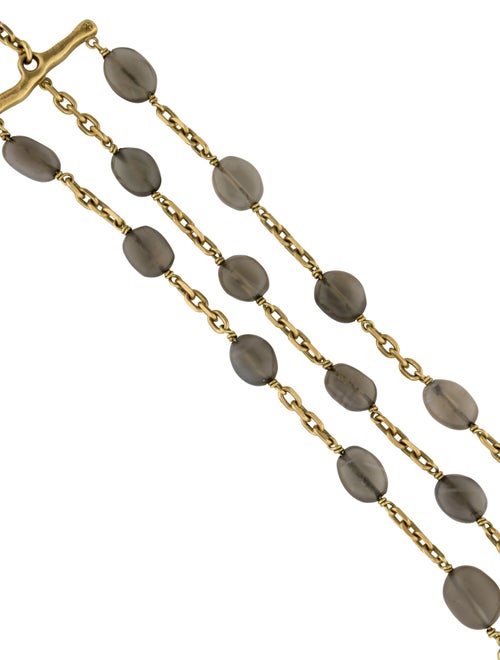 H.Stern 18K Moonstone, Sunstone & Diamond Multistrand Bracelet