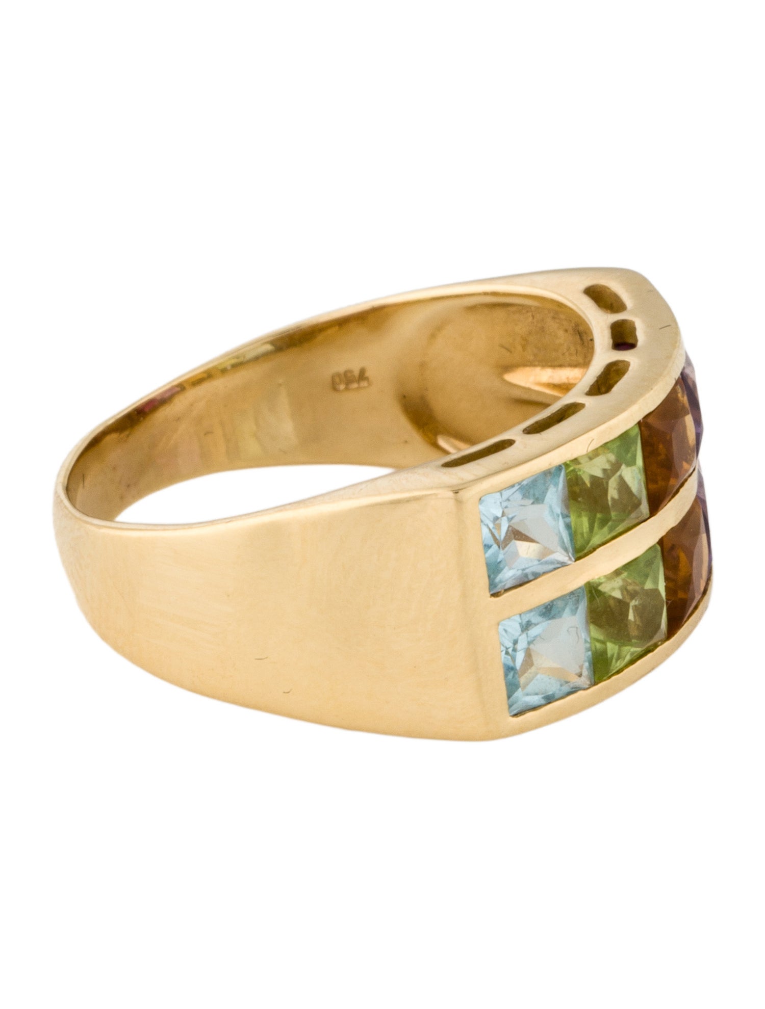 Ring 18K Multistone Band
