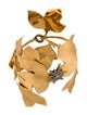 H.Stern 18K Diamond Hera Leaf Bangle Bracelet