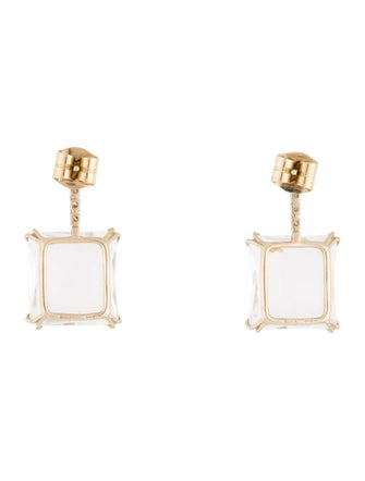 H.Stern Quartz & Diamond Cobblestone Drop Earrings