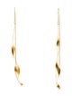 H.Stern 18K Twist Threader Drop earrings