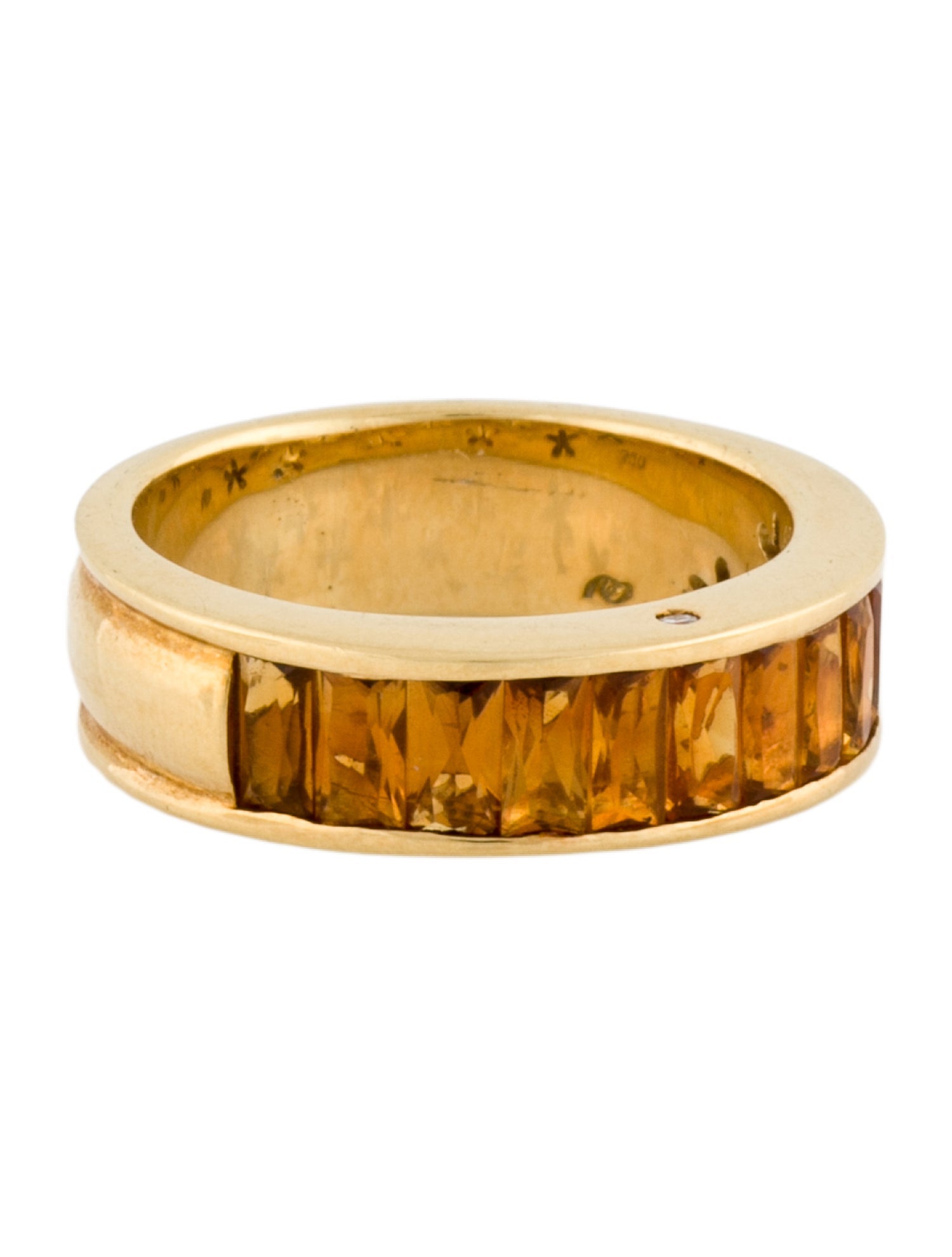 H.Stern 18K Citrine & Diamond Band