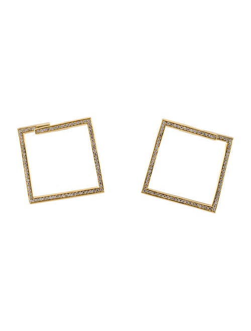 H.Stern 18K 1.00ctw Diamond Drop Earrings