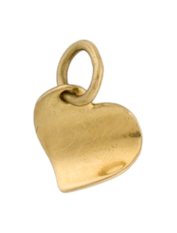 Pre-owned Hstern 18k Heart Charm In Multi