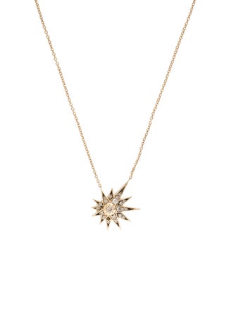 H.Stern 18K Diamond Genesis Star Pendant Necklace