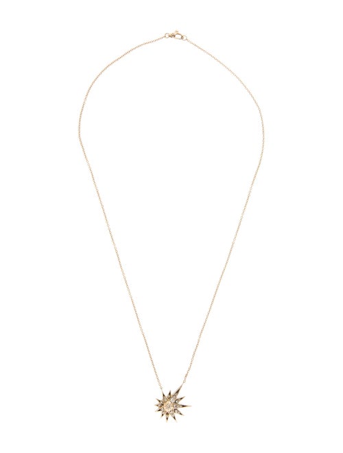 H.Stern 18K Diamond Genesis Star Pendant Necklace