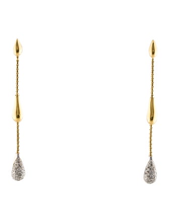 H.Stern 18K Diamond Pavé Drop Earrings