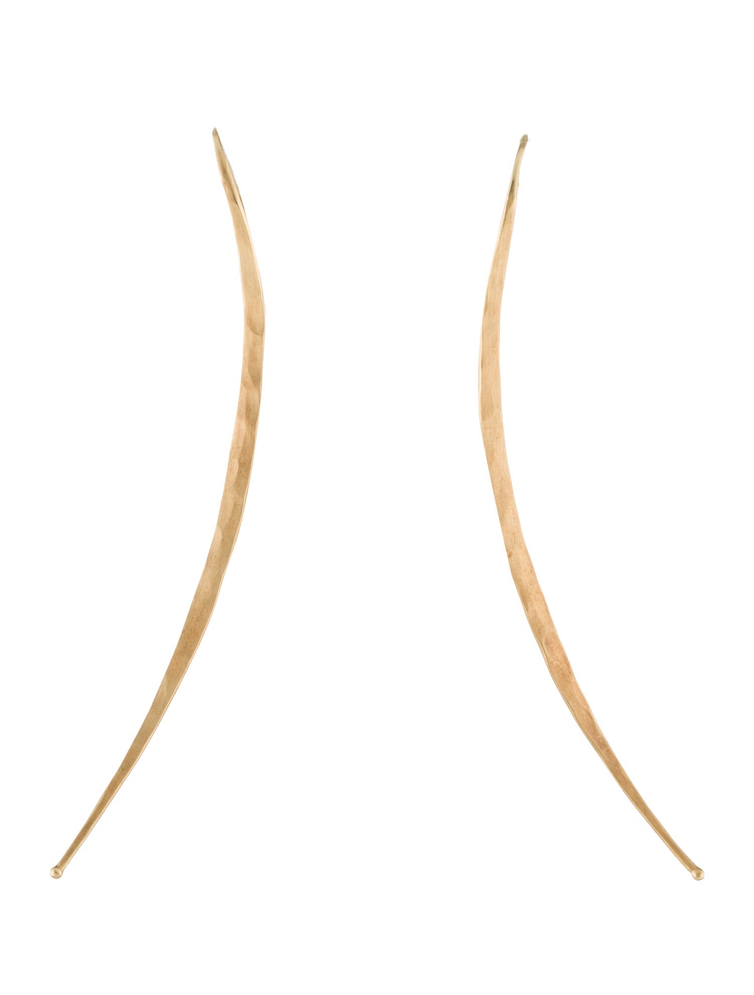 H.Stern 18K Oscar Niemeyer Wire Drop Earrings