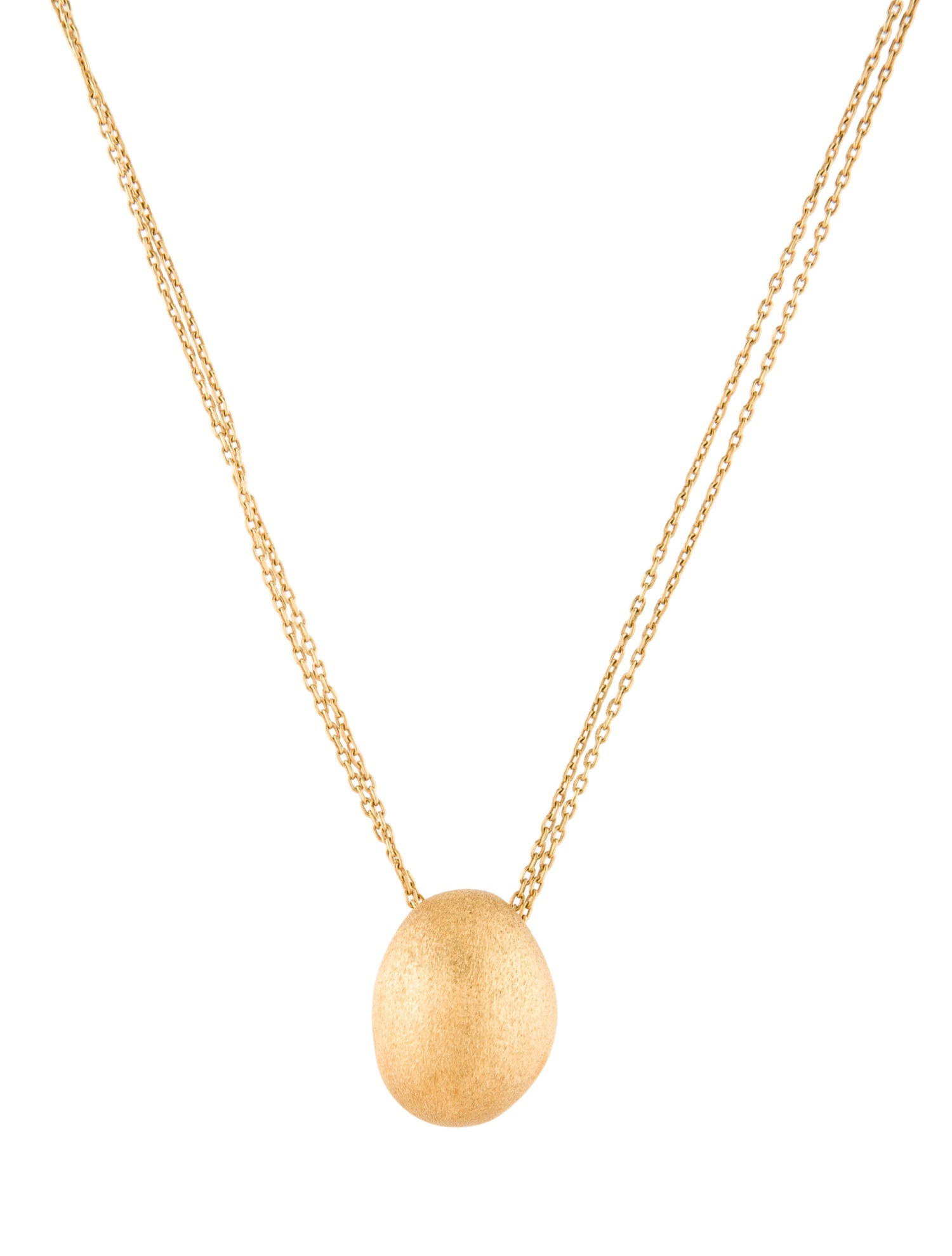 H.Stern 18K Golden Stones Pendant Necklace