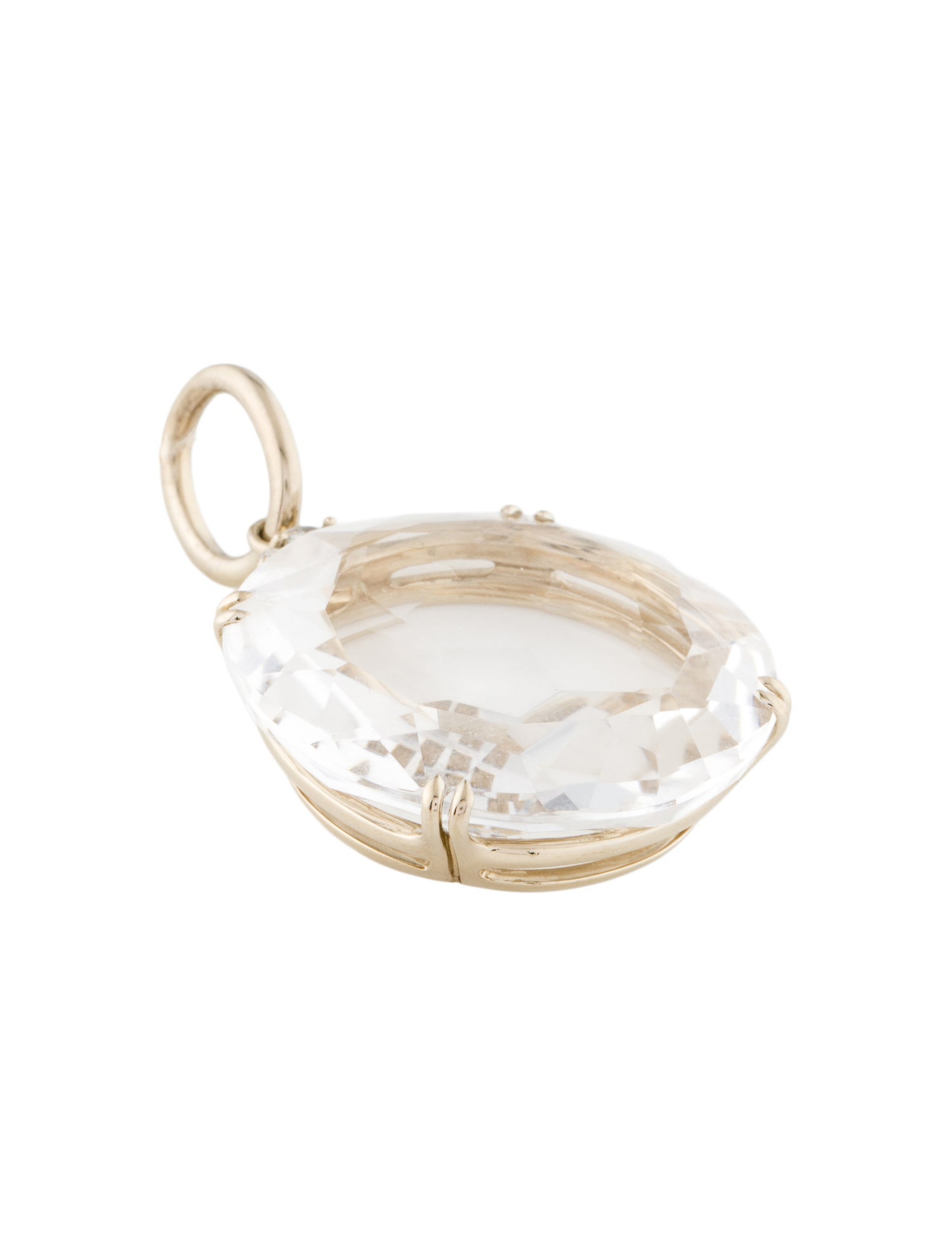 H.Stern 18K Quartz & Diamond Cobblestones Charm