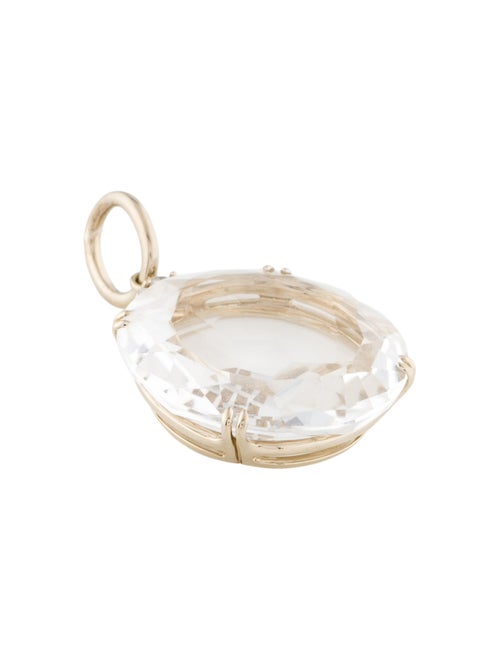 H.Stern 18K Quartz & Diamond Cobblestones Charm