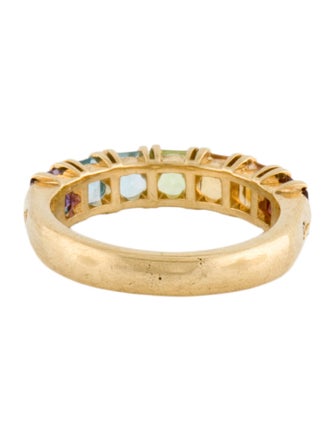 H.Stern 18K Multi-Stone Rainbow Band