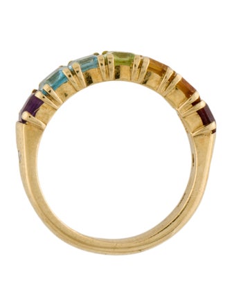H.Stern 18K Multi-Stone Rainbow Band
