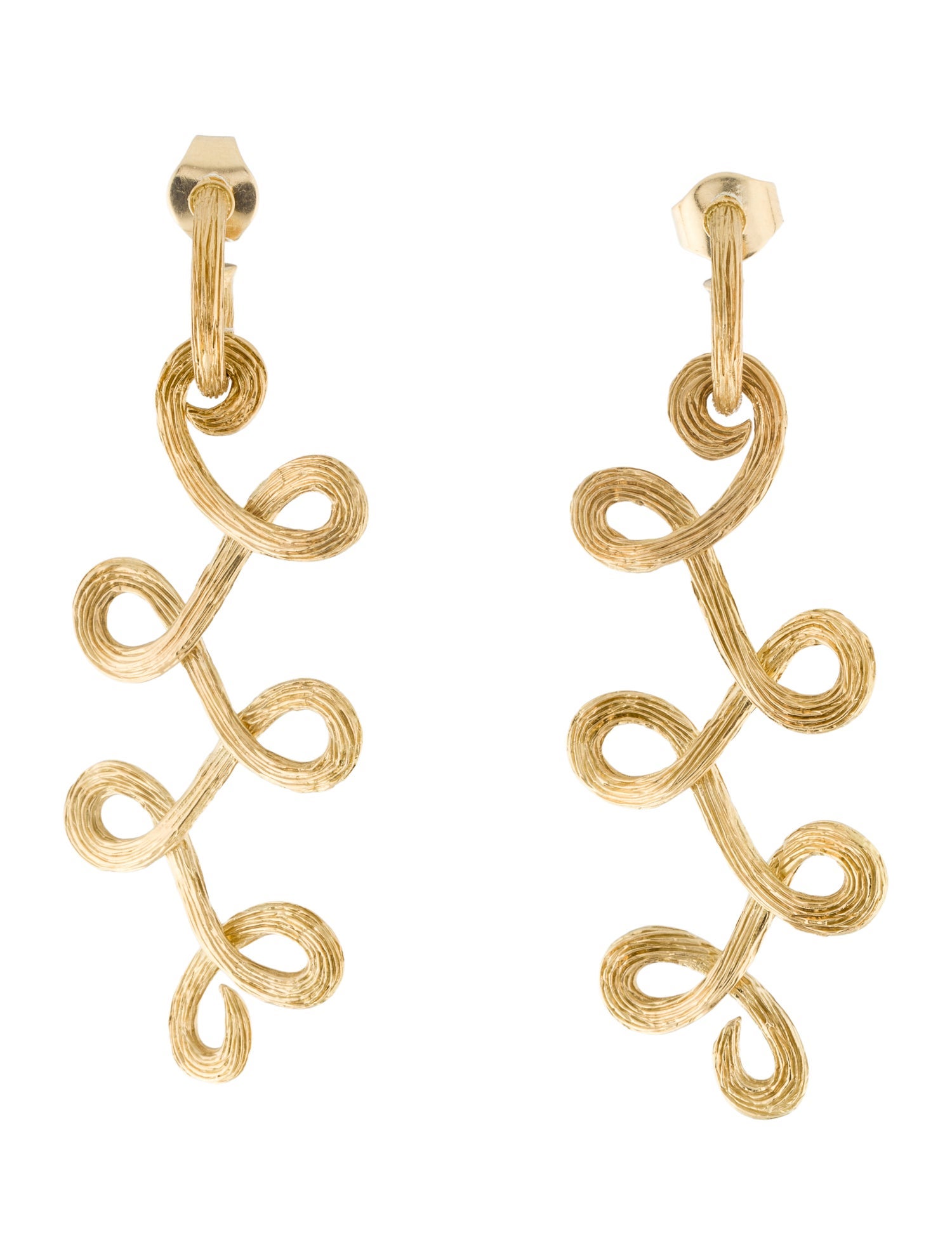 H.Stern 18K Large Celtic Dunes Drop Earrings