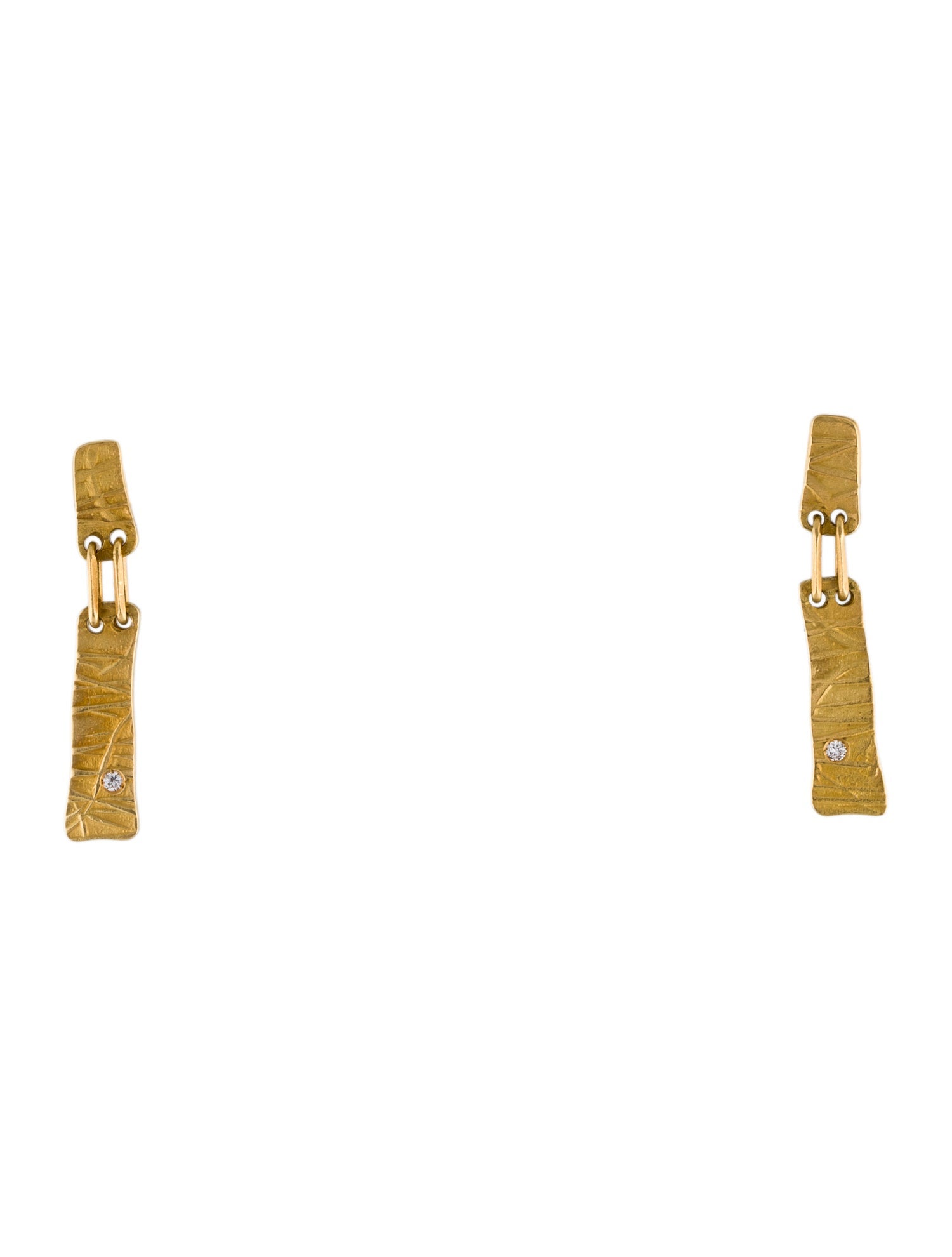 H.Stern 18K Diamond Drop Earrings