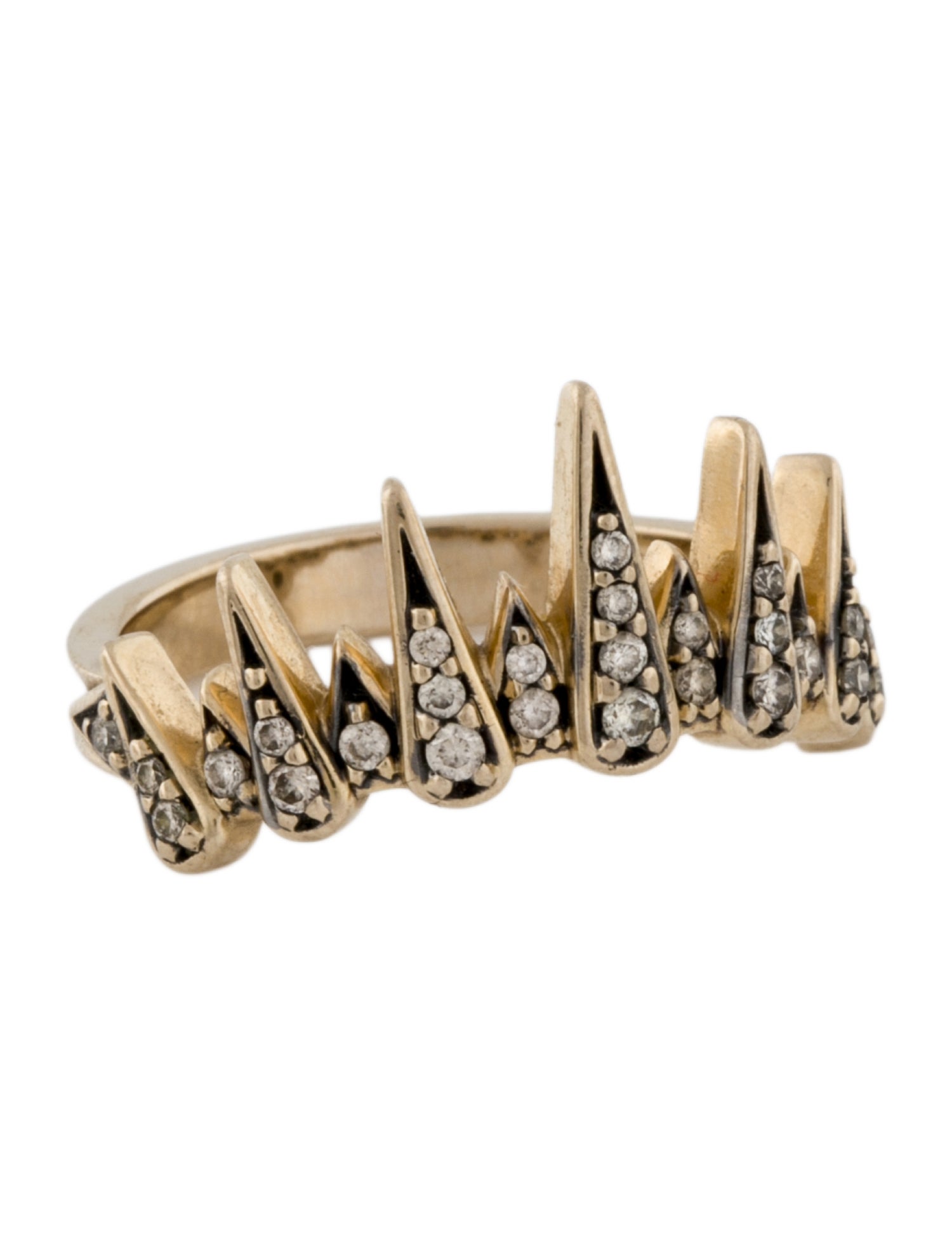 H.Stern 18K Diamond 'Pearls of Genesis' Band Ring