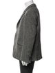 Harris Tweed Wool Tweed Pattern Peacoat