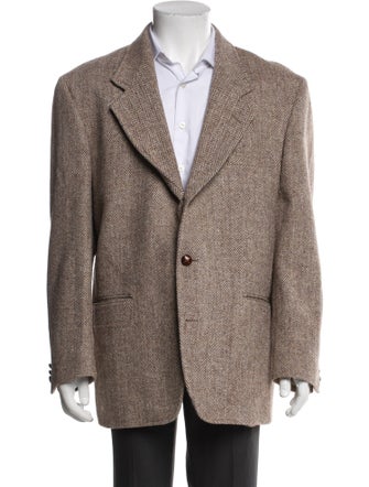 Harris Tweed Wool Tweed Pattern Blazer
