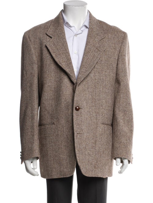Harris Tweed Wool Tweed Pattern Blazer