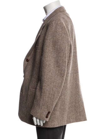 Harris Tweed Wool Tweed Pattern Blazer