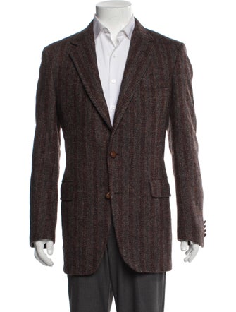Harris Tweed Wool Tweed Pattern Coat