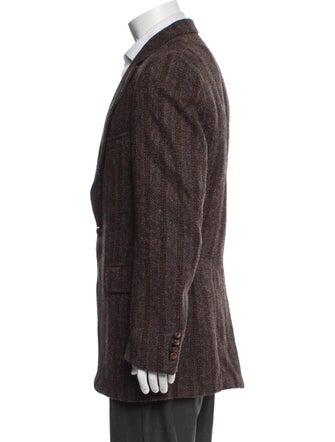 Harris Tweed Wool Tweed Pattern Coat