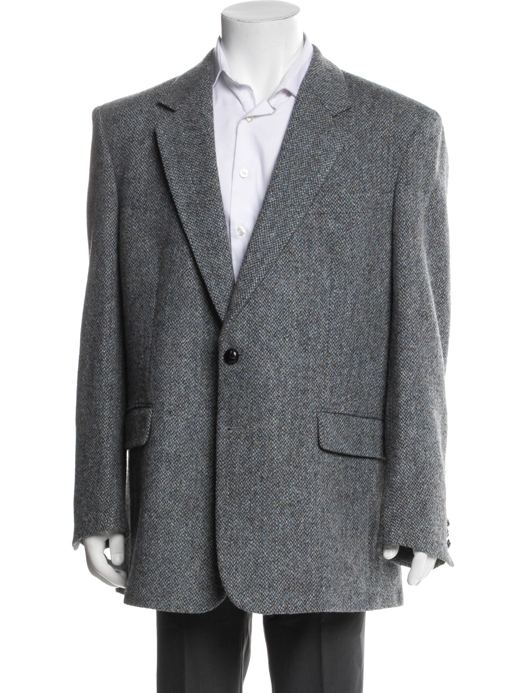 Harris Tweed Wool Blazer