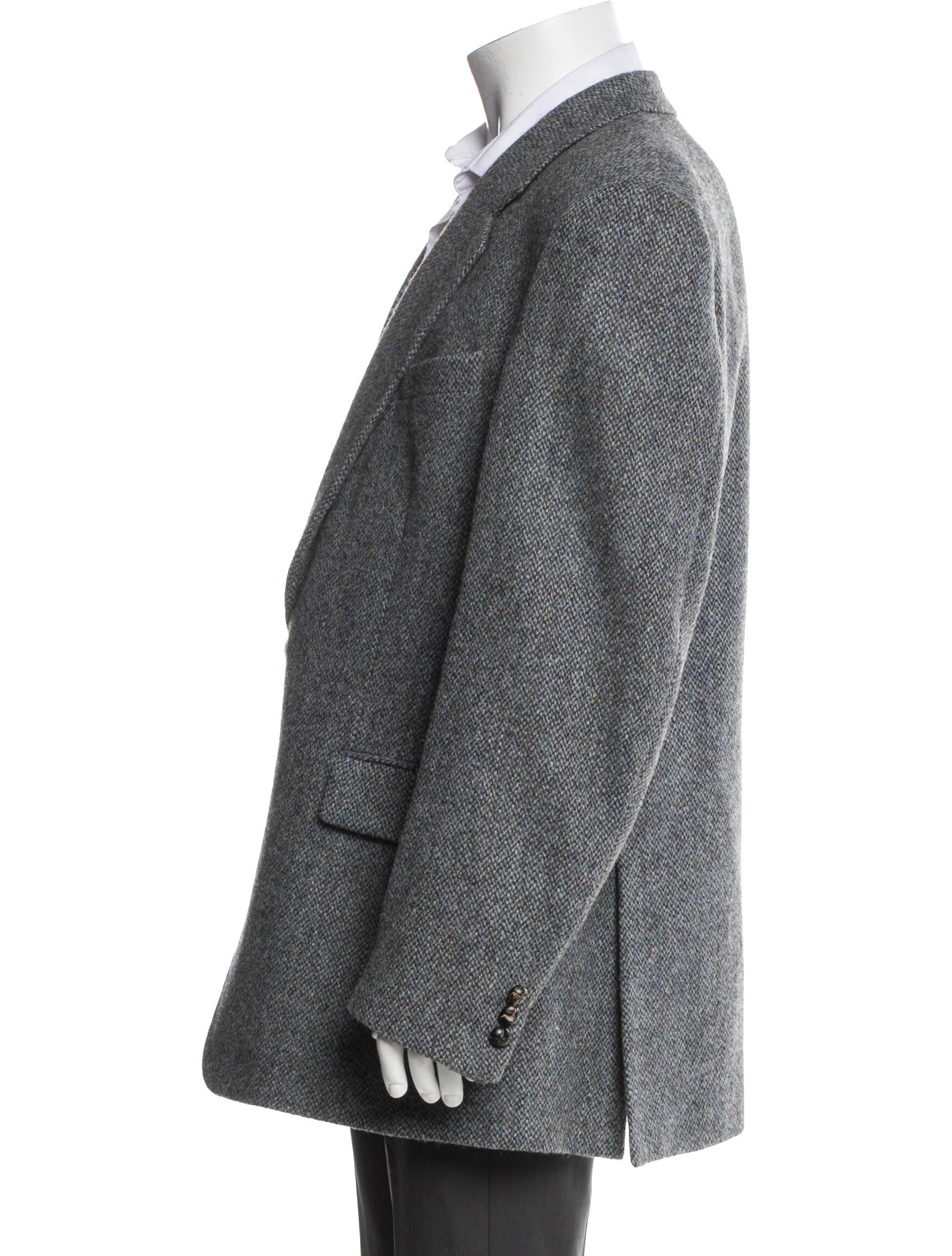Harris Tweed Wool Blazer