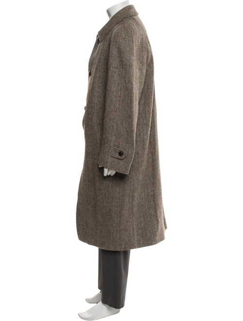 Harris Tweed Wool Overcoat