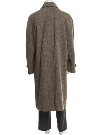 Harris Tweed Wool Overcoat