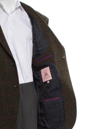 Harris Tweed Wool Tweed Pattern Blazer