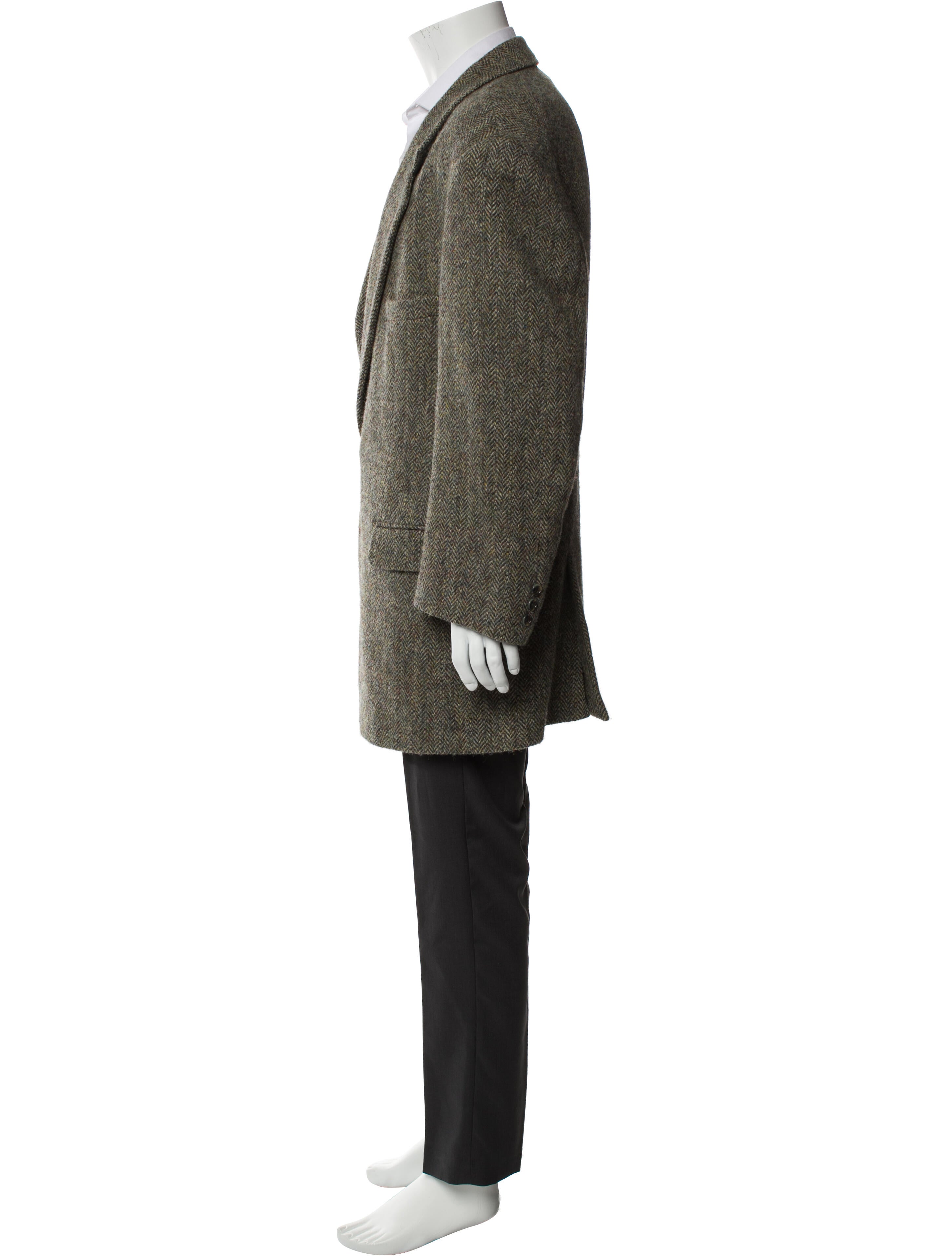 Harris Tweed Wool Striped Blazer