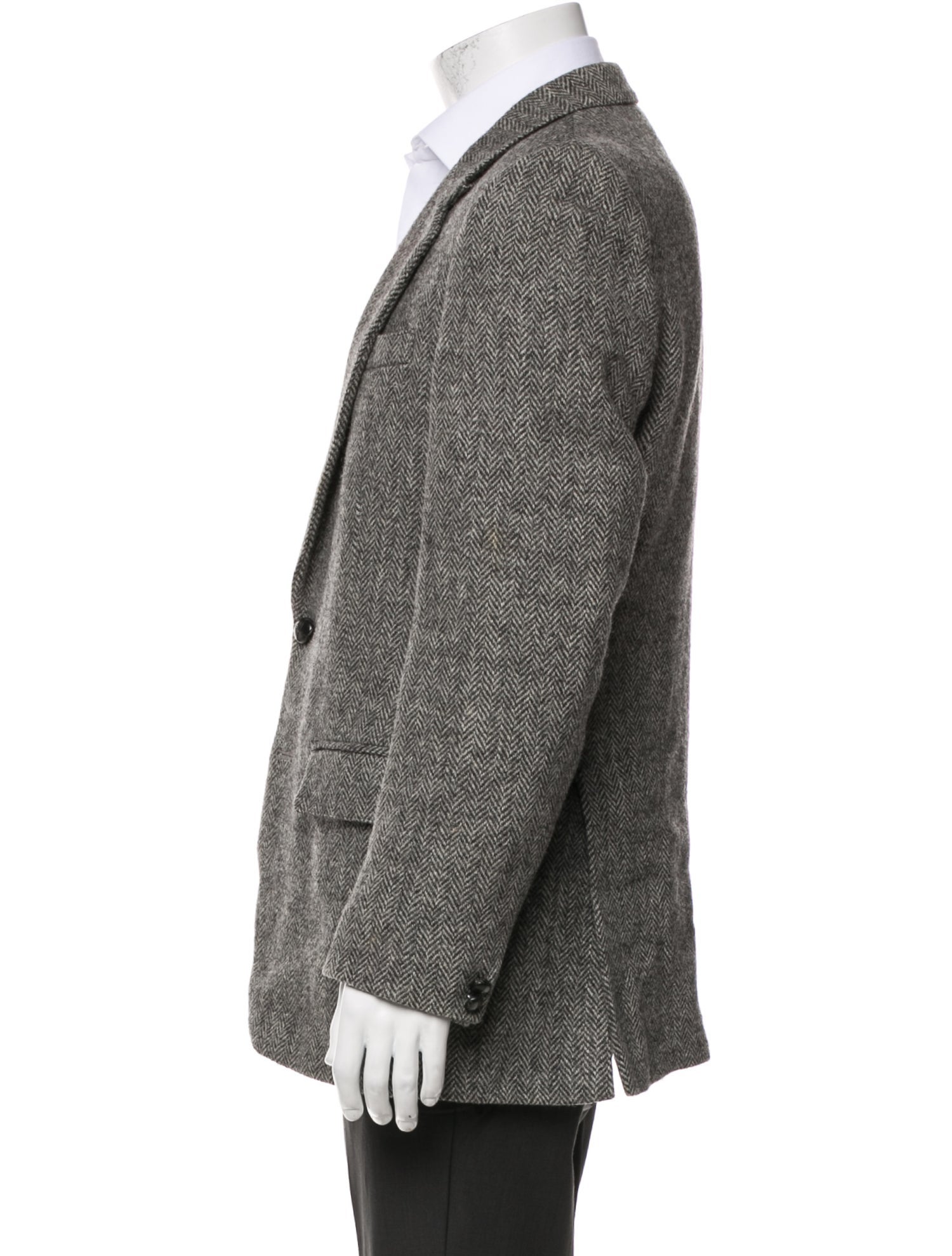 Harris Tweed Wool Tweed Pattern Blazer