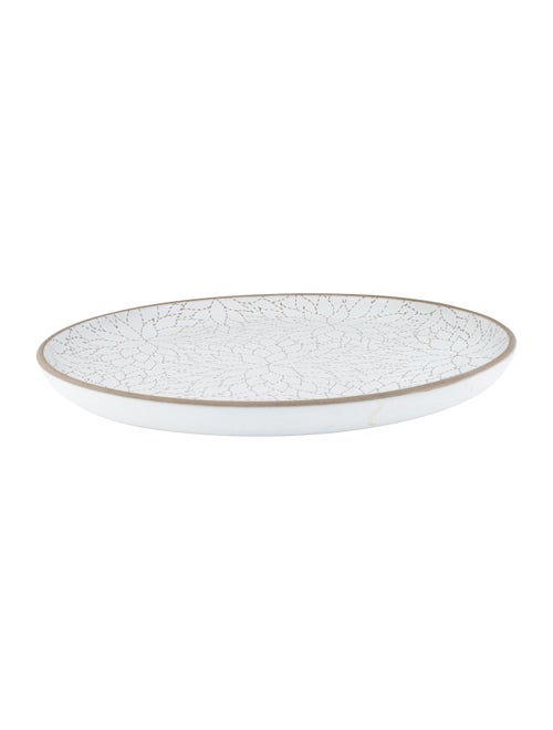 Heath Ceramics Camellia Etched Serving Platter