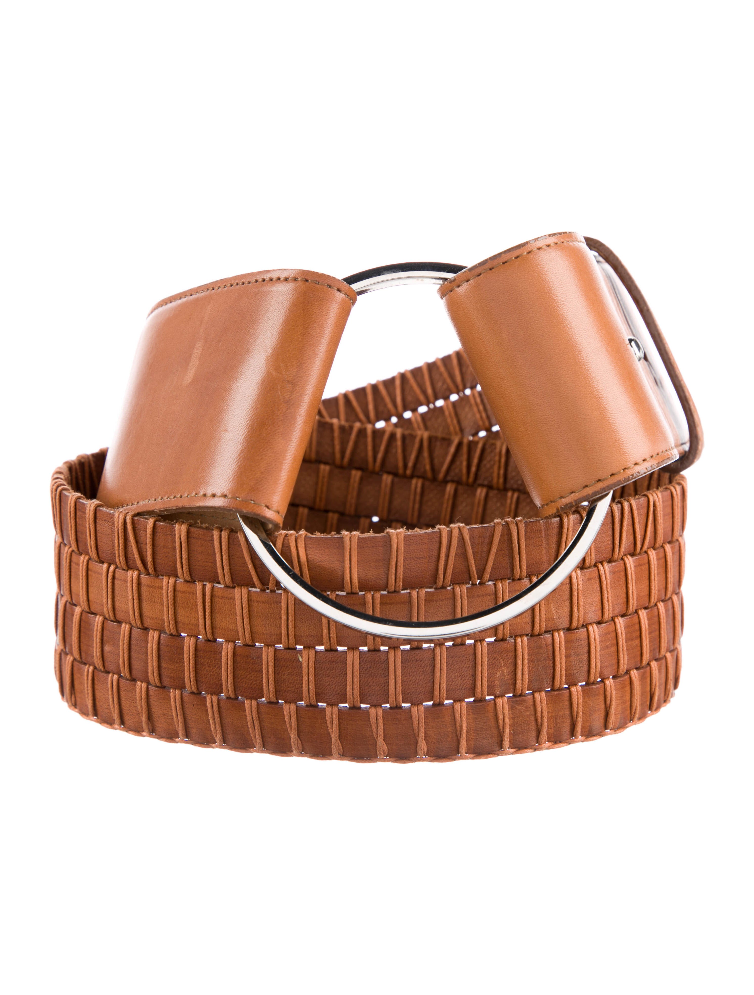 The Worth Collection Wide Leather Belt Worth Wide Leather Waist Belt - Black Belts, Accessories  main image 2