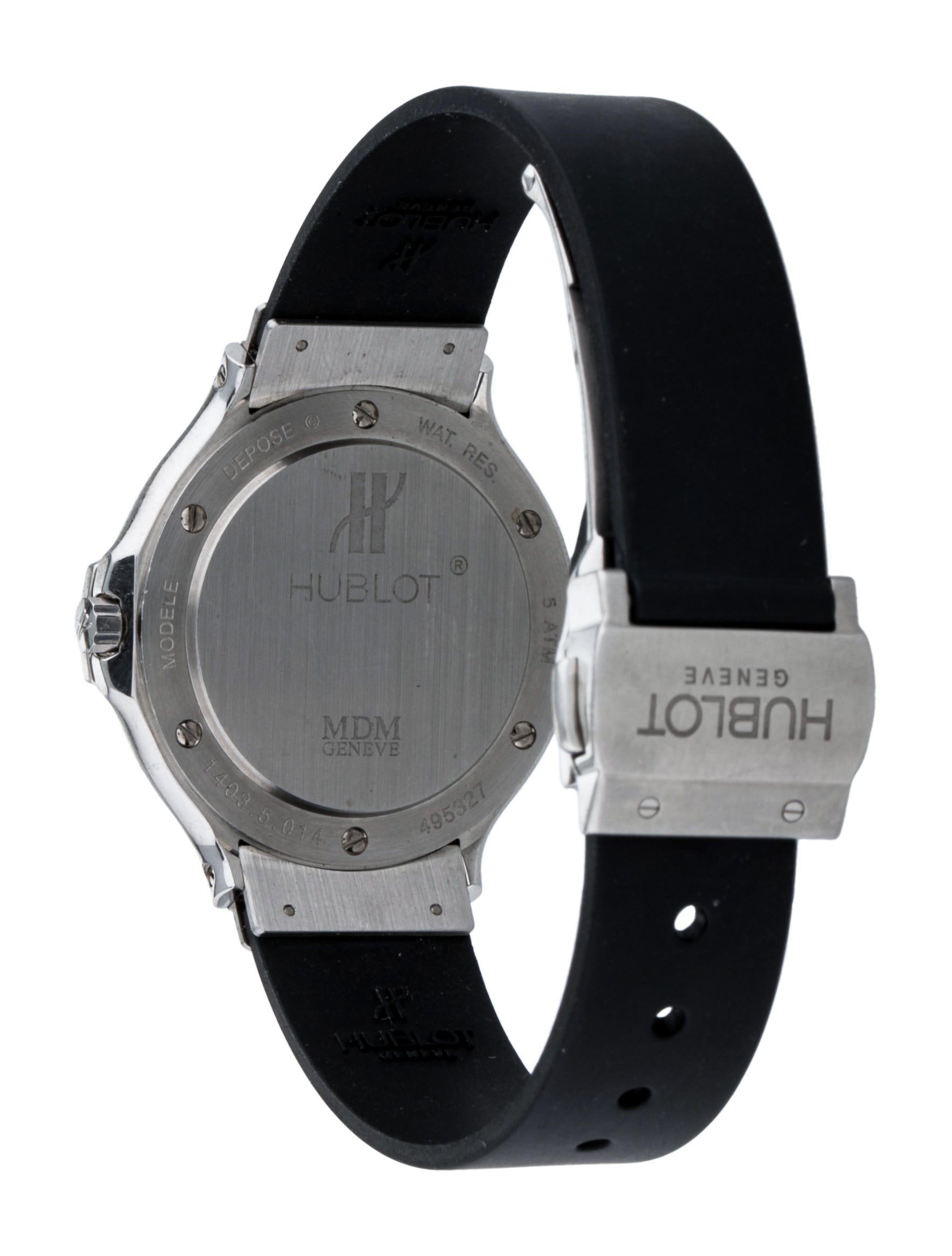 Hublot Diamond Depose Watch Strap HUB20060 The RealReal