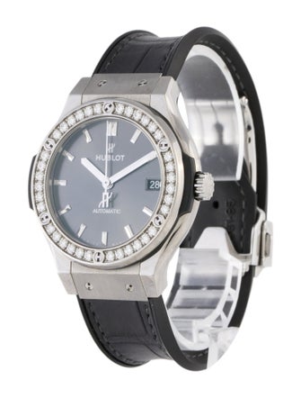 Hublot Classic Fusion Racing Grey Titanium Diamonds Watch