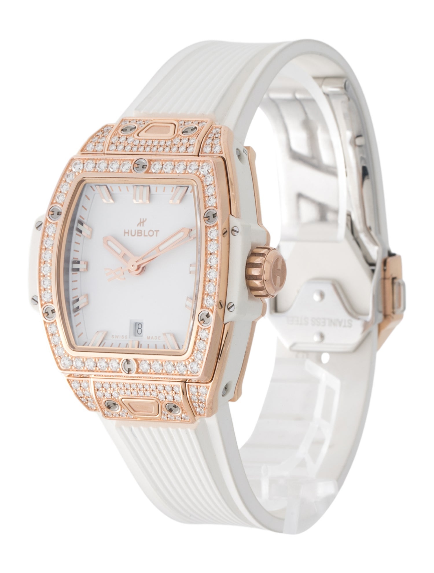 Hublot Spirit of Big Bang King Gold White Pavé Watch